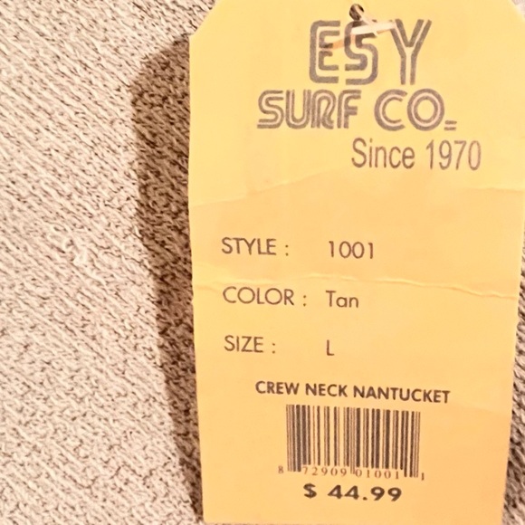 🆕- ESY Surf Co.- Embroidered Knit Portland Maine Lobster Crewneck Sweatshirt - Picture 3 of 5